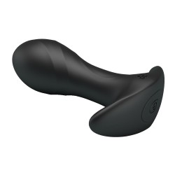 Party Up korek analny wibrujący silikonowy ładowany usb kolor czarny Keith