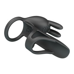 Party Up pierścień wibrujący ładowany usb kolor czarny Mark