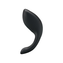 Party Up pierścień erekcyjny wibrujący silikonowy ładowany usb kolor czarny King