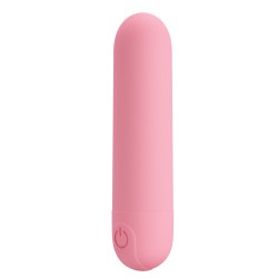 Party Up wibrator mini typ bullet ładowany usb kolor pudrowy różowy Henry
