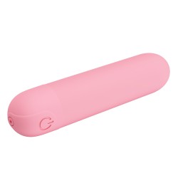 Party Up wibrator mini typ bullet ładowany usb kolor pudrowy różowy Henry