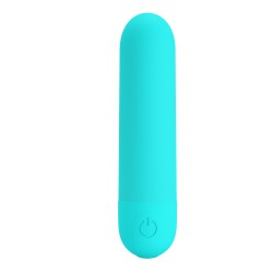 Party Up wibrator mini typ bullet ładowany usb kolor turkusowy Harry