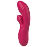 Party Up wibrator silikonowy typ króliczek ładowany usb kolor różowy Dalida