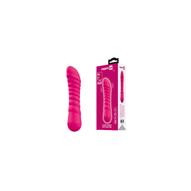 Party Up wibrator silikonowy ładowany usb kolor różowy Jaylei