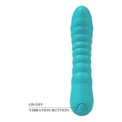 Party Up wibrator silikonowy ładowany usb kolor turkusowy Jaylei