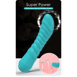 Party Up wibrator silikonowy ładowany usb kolor turkusowy Jaylei