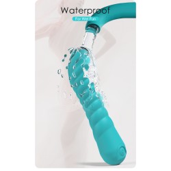 Party Up wibrator silikonowy ładowany usb kolor turkusowy Jaylei