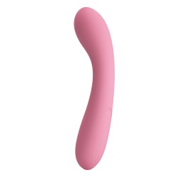 Party Up wibrator silikonowy ładowany usb kolor pudrowy róż John
