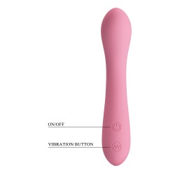 Party Up wibrator silikonowy ładowany usb kolor pudrowy róż John