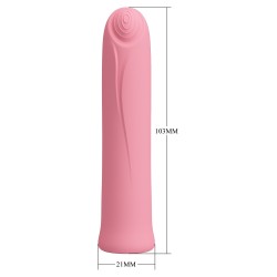 Party Up wibrator mini typ bullet ładowany usb kolor pudrowy róż Edison