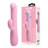 Party Up wibrator silikonowy typ króliczek ładowany usb kolor pudrowy różowy Dean