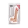 Simple Pleasure dildo z wbudowanym kręgosłupem cyberskóra kolor cielisty 20cm