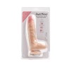 Simple Pleasure wibrator 7 trybów rotacji cyberskóra kolor cielisty 21 cm sterowany przewodowo