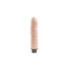 Simple Pleasure wibrator z regulacją prędkości  cyberskóra kolor cielisty 20 cm