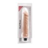 Simple Pleasure wibrator z regulacją prędkości  cyberskóra kolor cielisty 23,5 cm