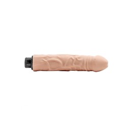 Simple Pleasure wibrator z regulacją prędkości  cyberskóra kolor cielisty 23,5 cm
