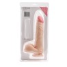 Simple Pleasure dildo cyberskóra kolor cielisty 23 cm