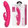 Party Up wibrator mini typ króliczek ładowany magnetycznie kolor ciemny różowy Monica