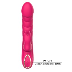 Party Up wibrator mini typ króliczek ładowany magnetycznie kolor ciemny różowy Monica