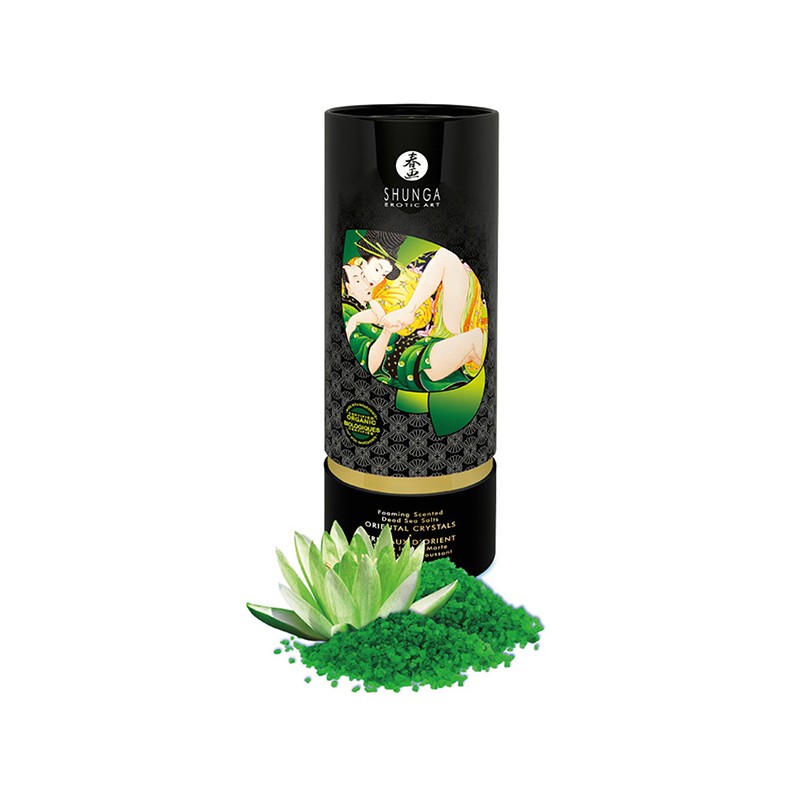 Shunga bath salts oriental crystals lotus flower