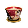 Shunga massage candle romance sparkling strawberry wine