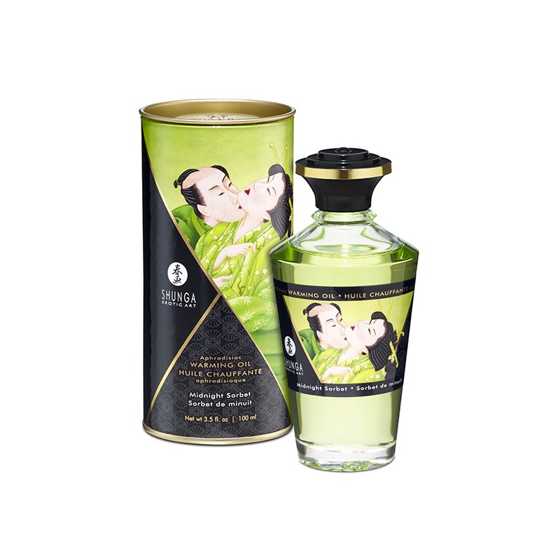 Shunga warming oil midnight sorbet
