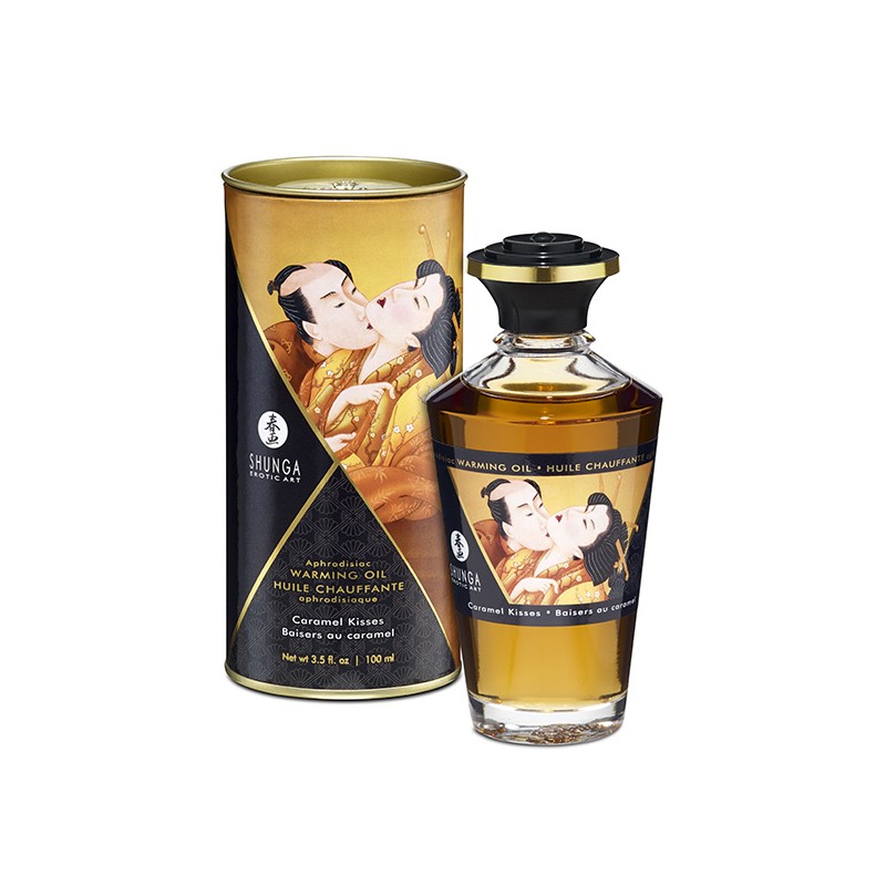 Shunga warming oil caramel kisses