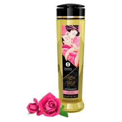 Shunga massage oil aphrodisia rose petals