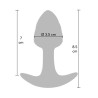 Crystal Butt Plug Small