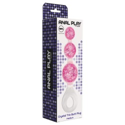 Crystal Trio Butt Plug Medium