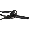 Double Strap On Black Silicone