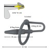Penis Plug with Glans Ring