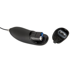 Inflatable vibrating butt plug