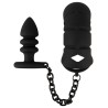 Black Velvets Cock cage with a