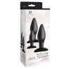 Silicone Anal Trainer Set Black