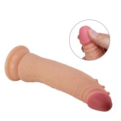 Party Up dildo cyberskóra kolor cielisty 21 cm Steven