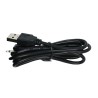 Party Up korek analny wibrujący silikonowy ładowany usb kolor czarny Keith