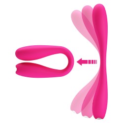 Party Up wibrator mini ładowany usb kolor różowy Frank