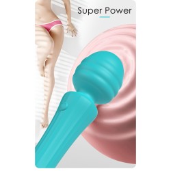 Party UP masażer kulowy magiczna różdżka ładowany usb kolor turkusowy Duuna