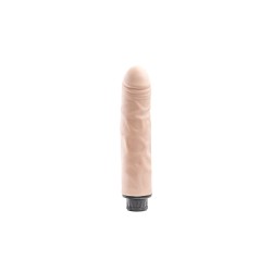 Simple Pleasure wibrator z regulacją prędkości  cyberskóra kolor cielisty 20 cm
