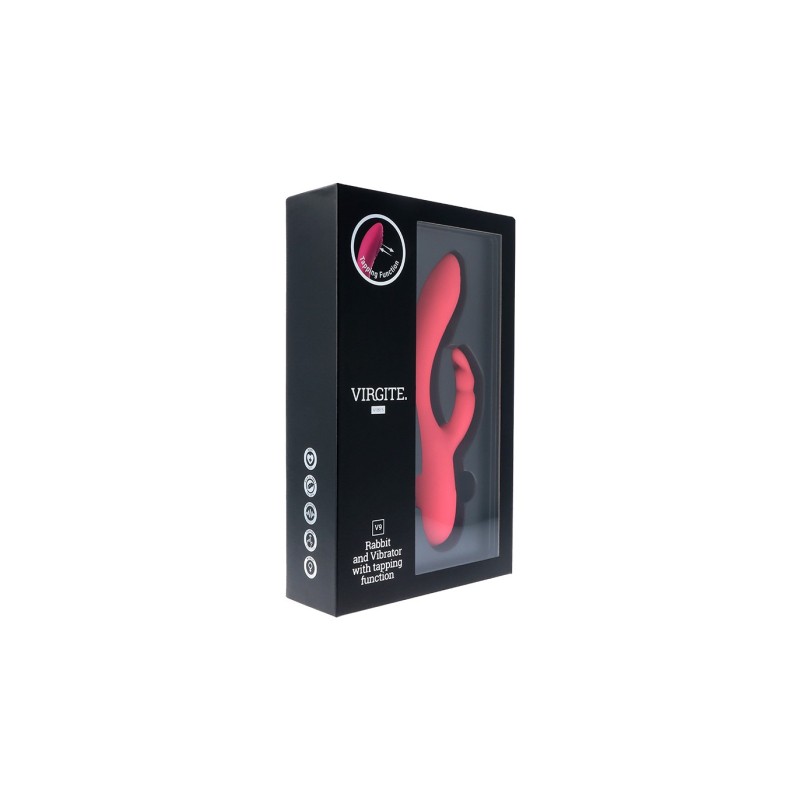 V9 PINK RECHARGEABLE TAPPING VIBRATOR