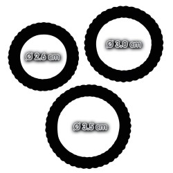 Lust 3 Cock Rings black