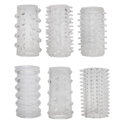 Red Roses Penis Sleeves 6 pcs