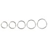 Bad Kitty Set of 5 Metal Rings
