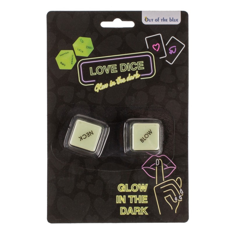 Dice "Glow-in-the-dark" Engl.
