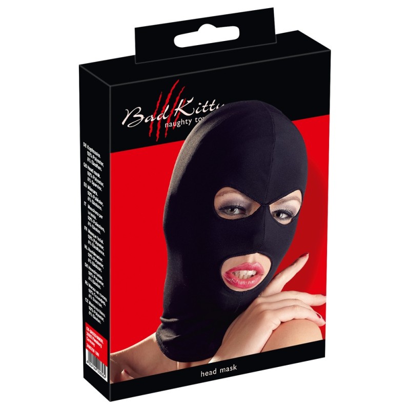 Head Mask Eyes & Mouth BK
