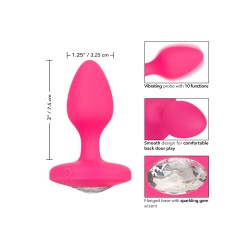CalExotics Cheeky Gems Medium Rechargeable Vibrating Probe