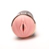 Velvet Touch masturbator z wibracją dwustronny wagina anus  cyberskóra ładowany usb czarny