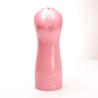 Velvet Touch masturbator pulsacyjny z wibracją oraz efektami dźwiękowymi wagina cyberskóra ładowany usb różowy