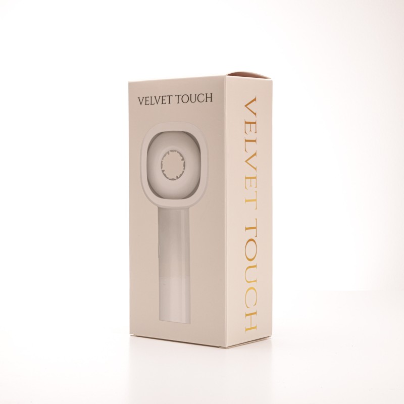 Velvet Touch masturbator posuwisty cyberskóra ładowany usb biały